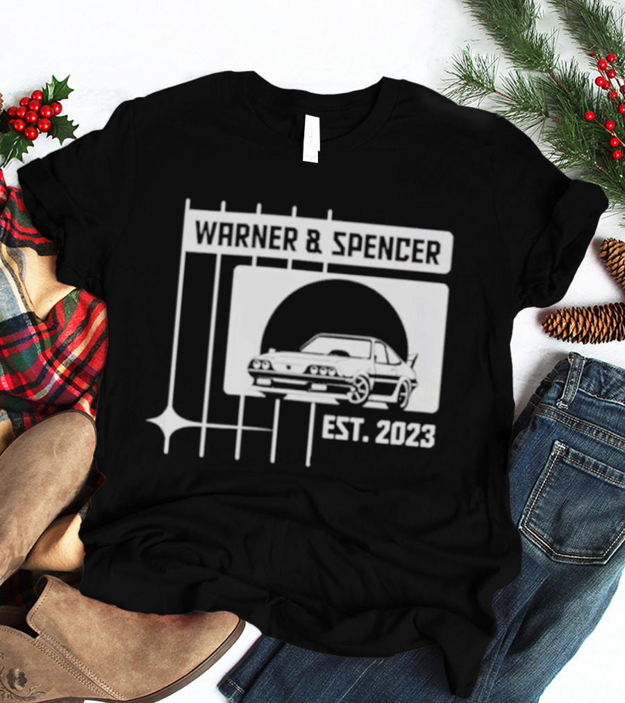 Warner And Spencer Est 2023 Classic Car T-Shirt