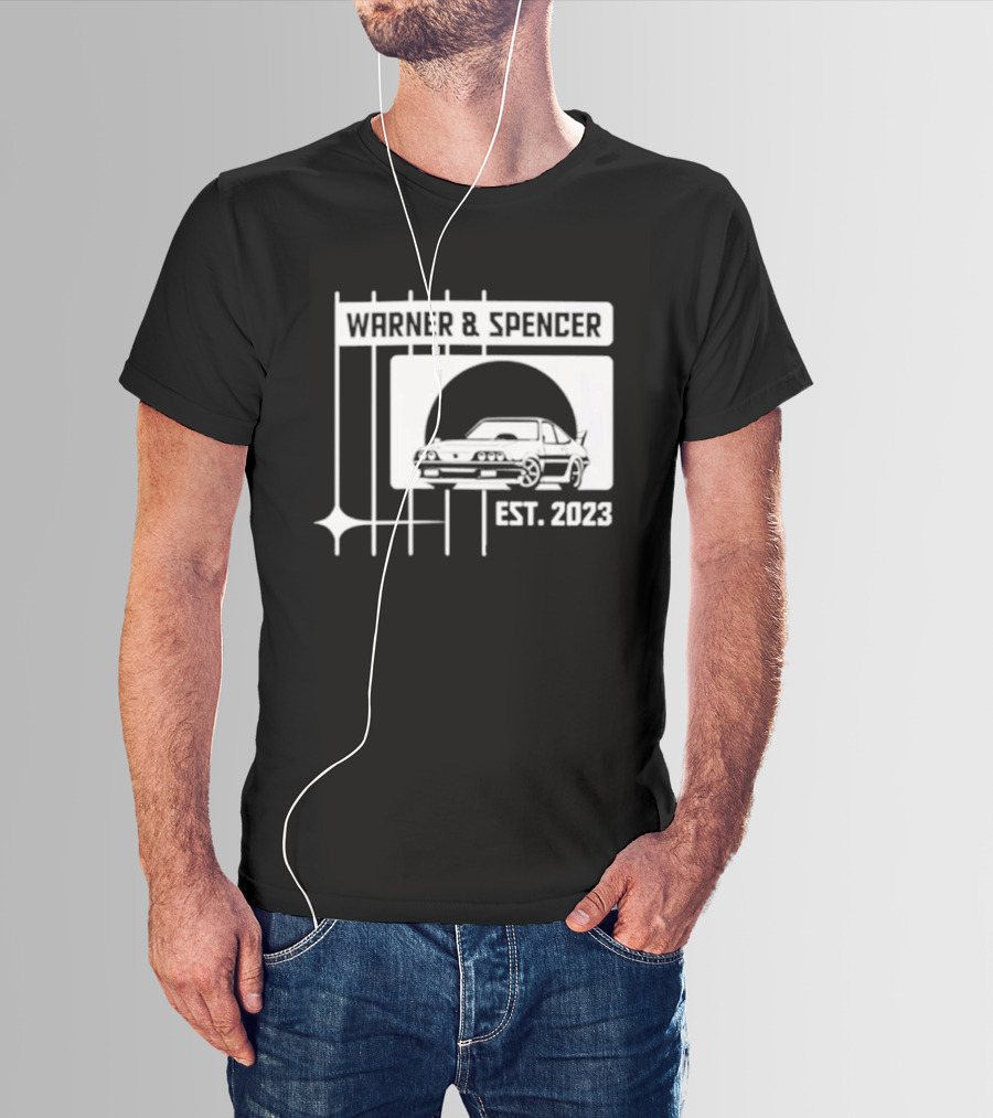 Warner And Spencer Est 2023 Classic Car T-Shirt