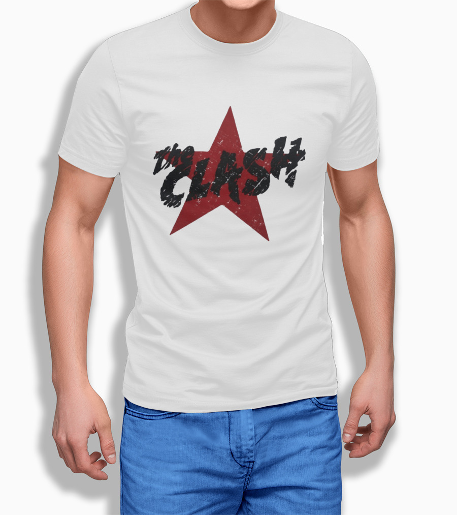 The Clash Red Star Vintage Punk T-Shirt