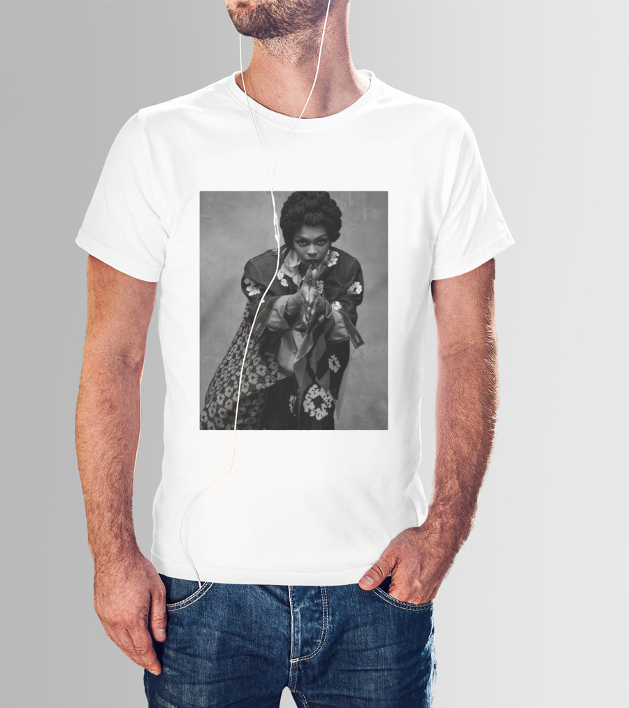 Denim Tears Ms. Lauryn Hill Iconic Style Photo T-Shirt