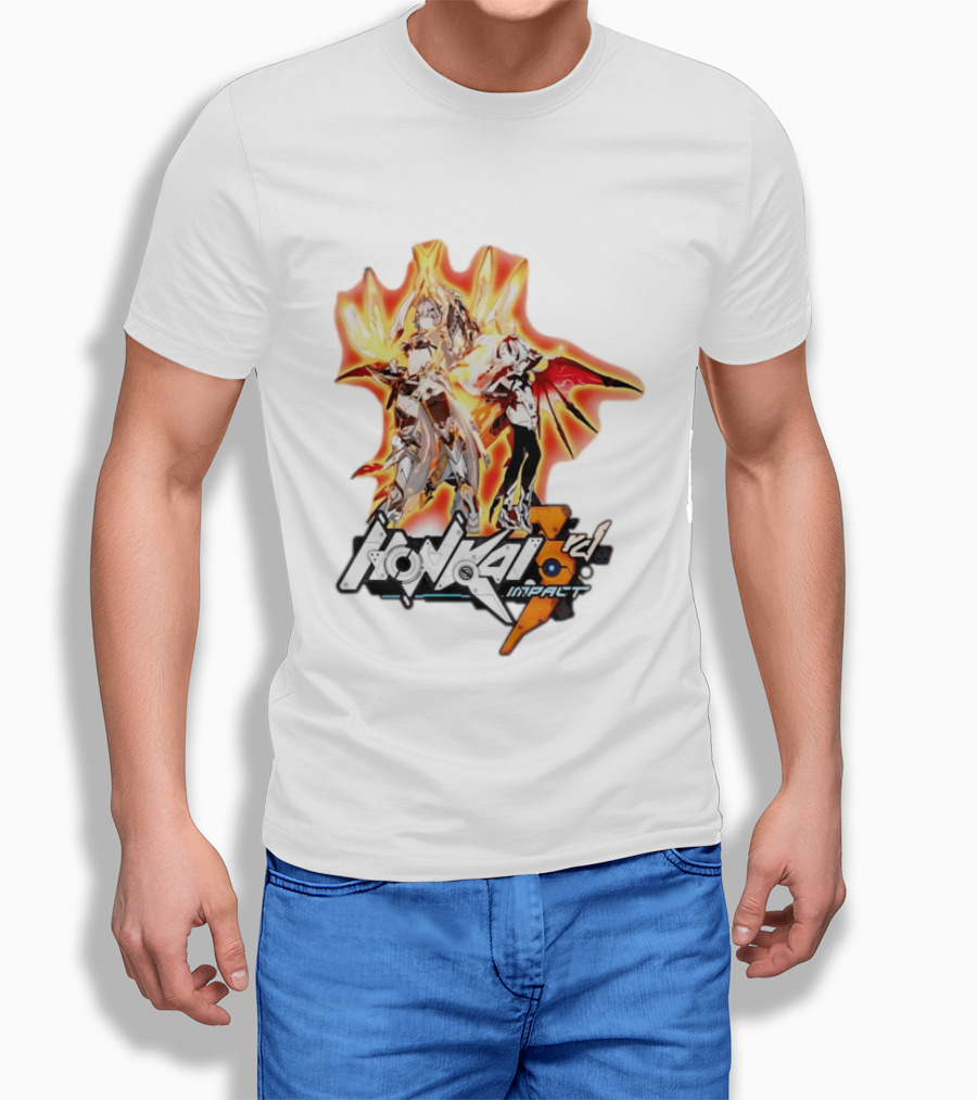Honkai Impact 3rd HoYoverse Flame Armor Characters T-Shirt