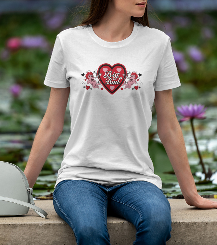 Big Bud Cupid Heart Love T-Shirt