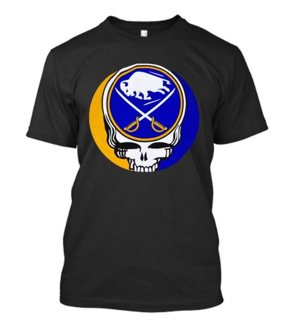 Buffalo Sabres Grateful Dead Steal Your Face Hockey 2026 Collaboration T-Shirt