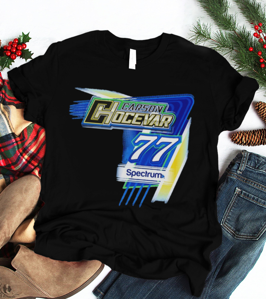 Carson Hocevar #77 Spectrum Racing Nascar T-Shirt