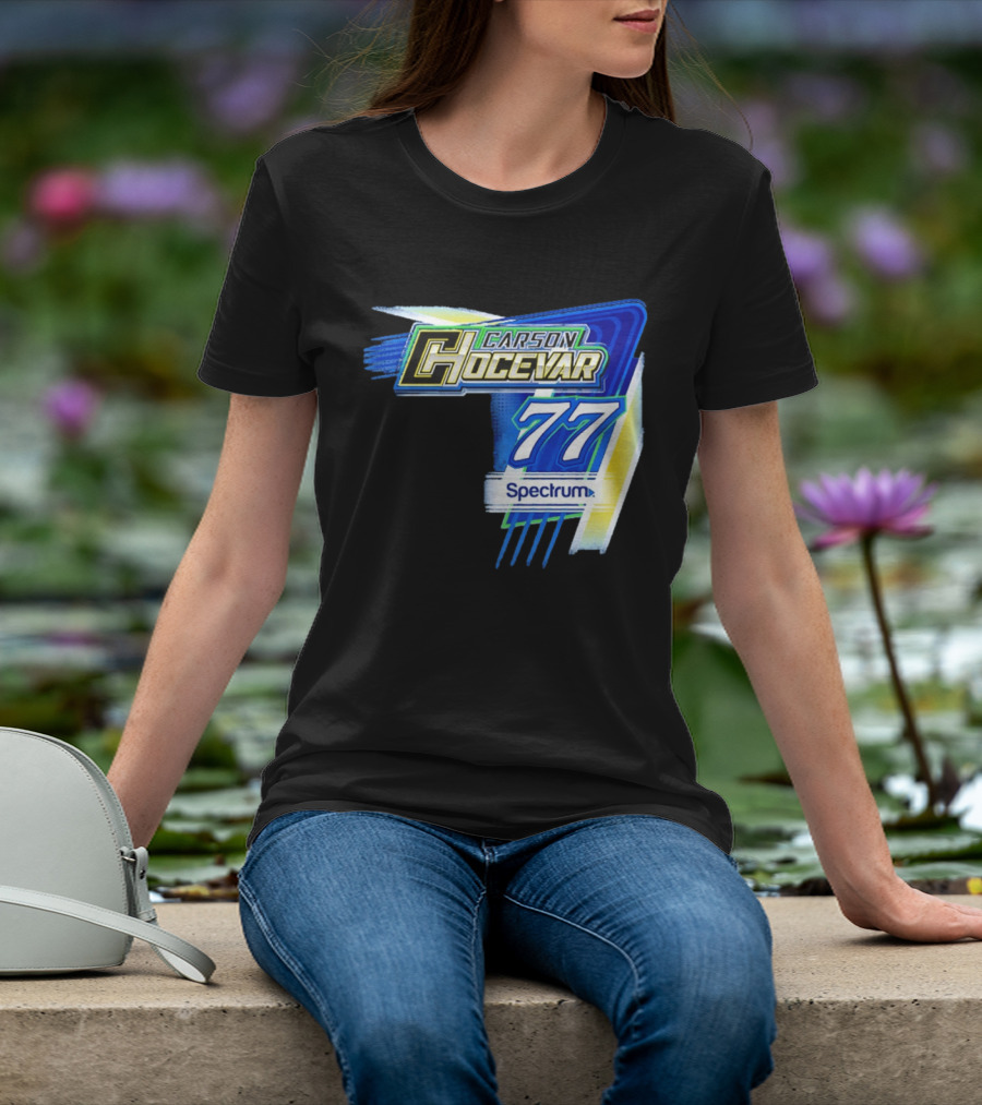 Carson Hocevar #77 Spectrum Racing Nascar T-Shirt