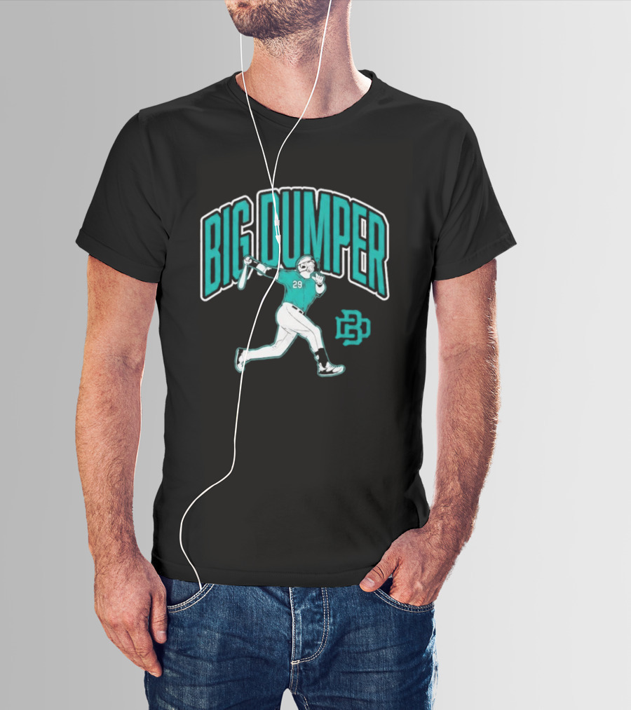 Big Dumper Baseball Player 29 Moonshot T-Shirt
