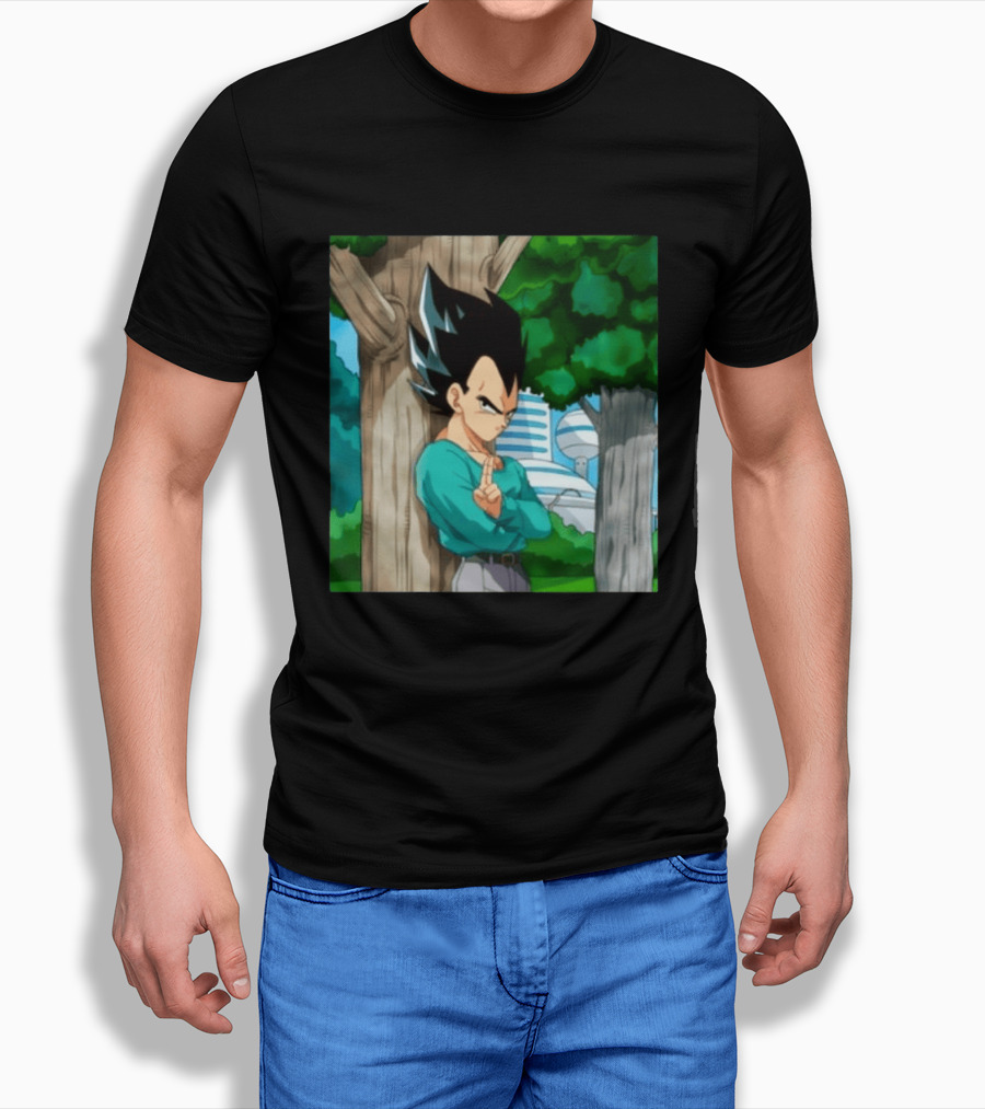 Dragon Ball Z Vegeta Farewell Scene Anime T-Shirt
