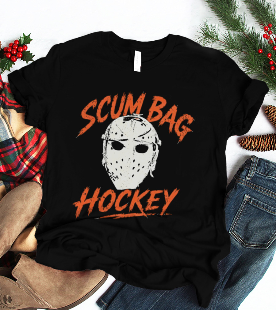Scum Bag Hockey Jason Voorhees Mask Horror T-Shirt