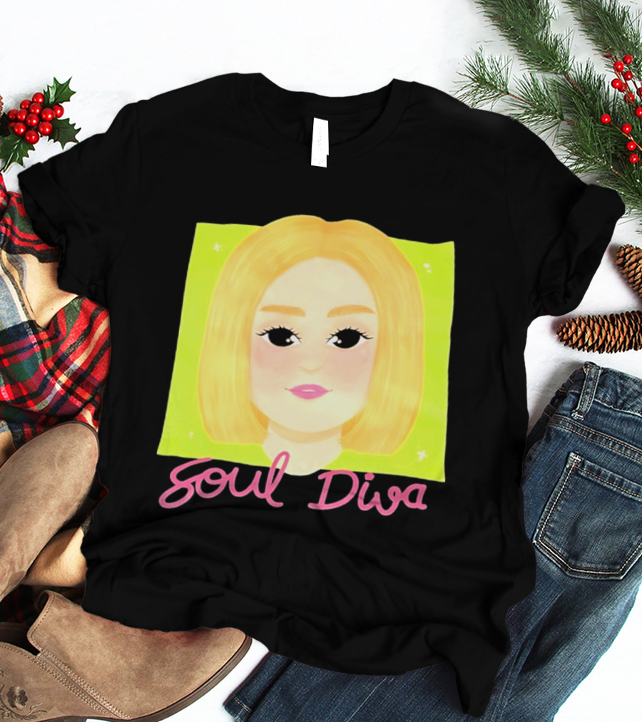 Soul Diva Blonde Cartoon T-Shirt