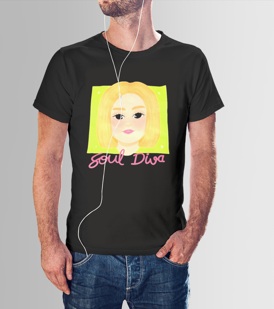 Soul Diva Blonde Cartoon T-Shirt