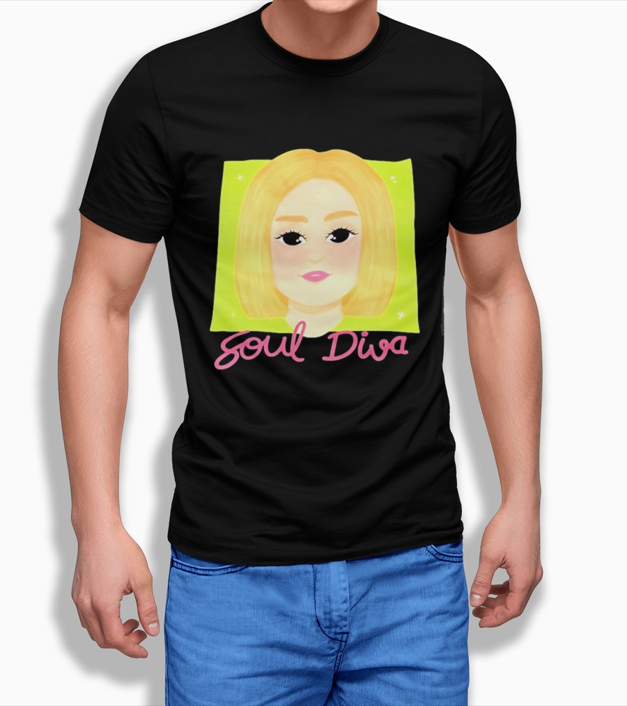 Soul Diva Blonde Cartoon T-Shirt