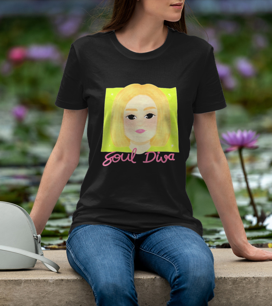 Soul Diva Blonde Cartoon T-Shirt