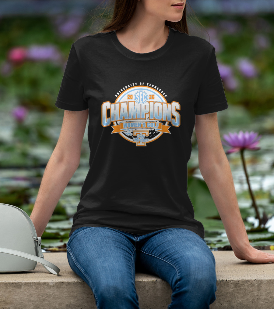 University Of Tennessee SEC 2026 Champions Women's Golf Lady Volunteers T-Shirt