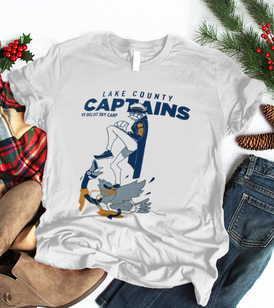 2026 Lake County Captains Vs Beloit Sky Carp Baseball Event T-Shirt