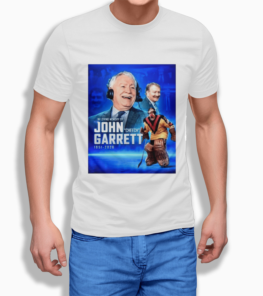 In Loving Memory Of John Garrett Cheech 1951 2026 Hockey T-Shirt