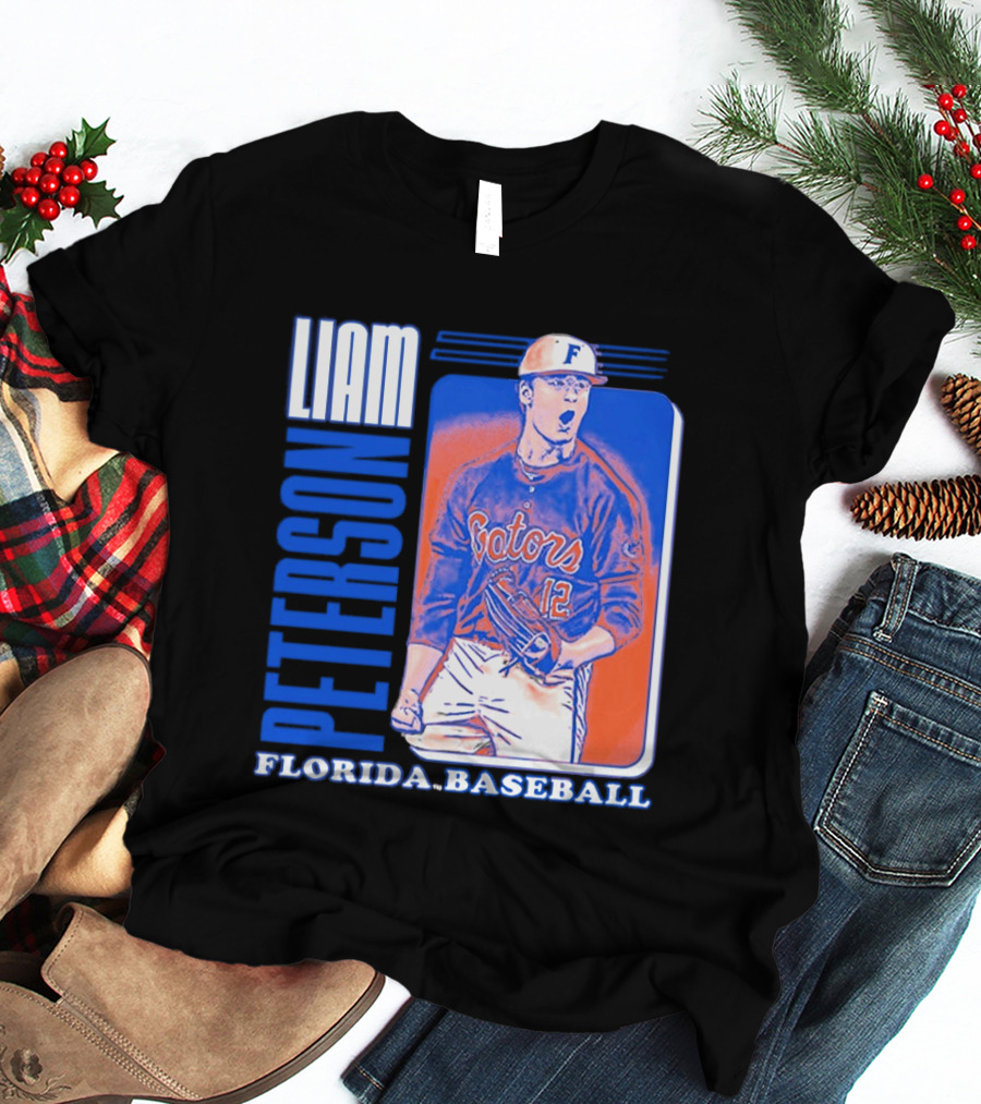 Liam Peterson Florida Gators Baseball Player T-Shirt