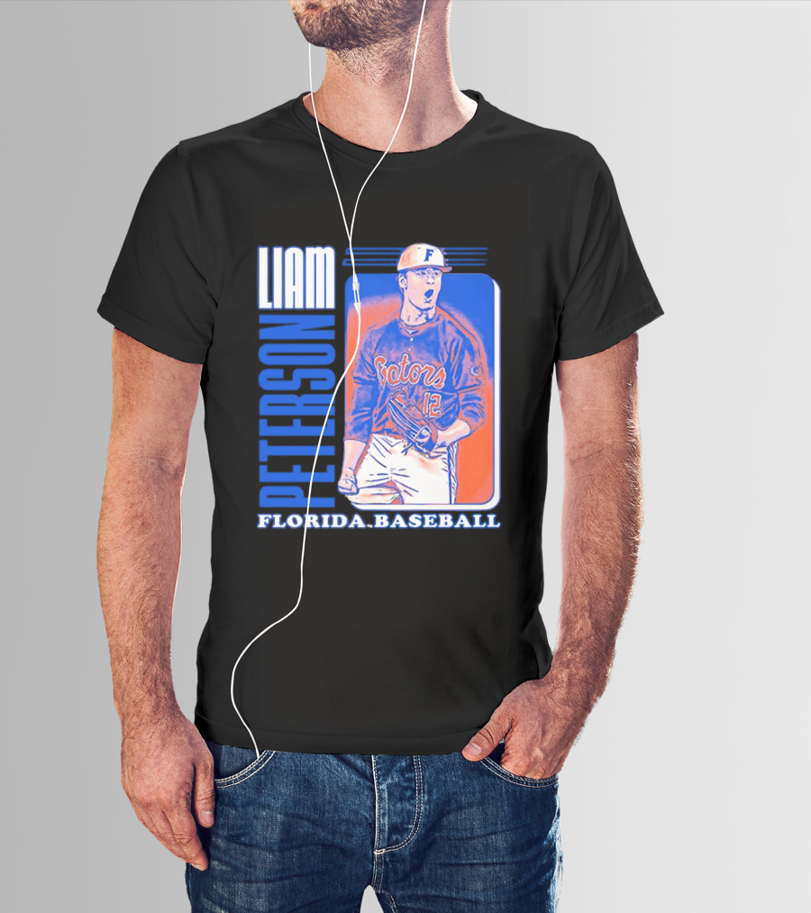 Liam Peterson Florida Gators Baseball Player T-Shirt