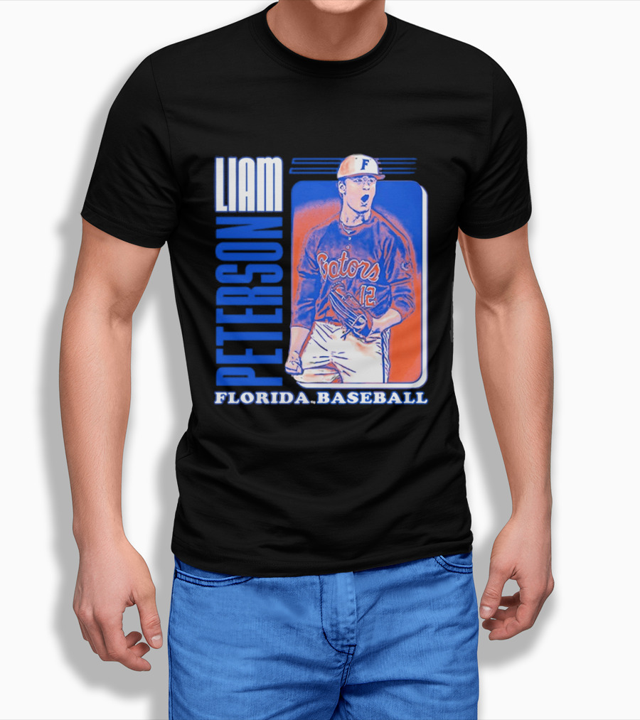 Liam Peterson Florida Gators Baseball Player T-Shirt