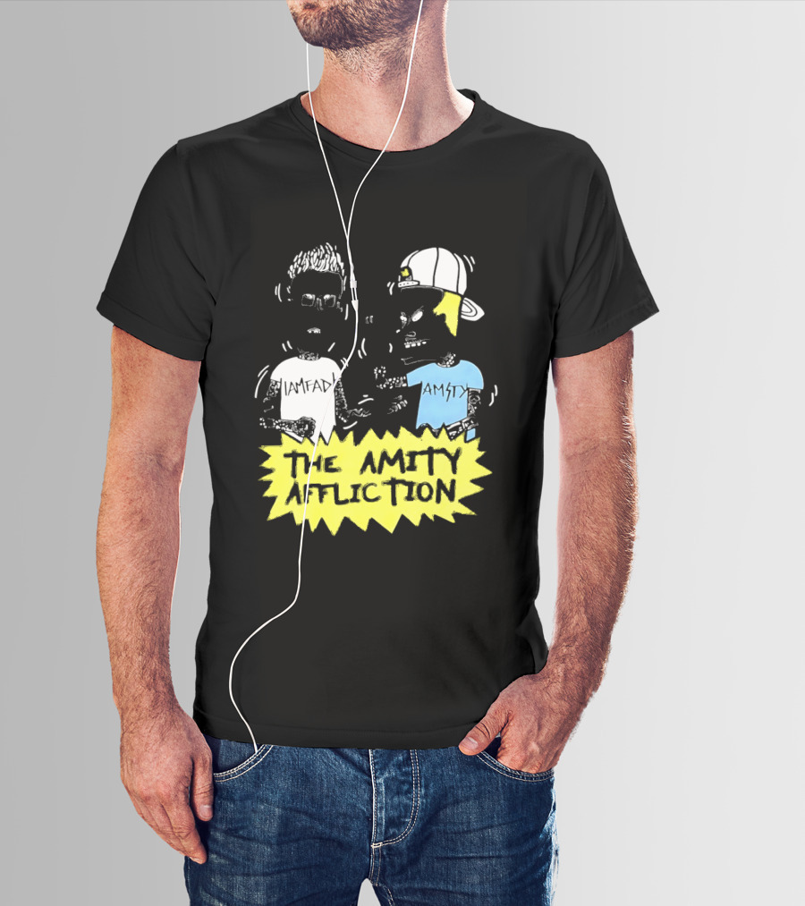 The Amity Affliction Beavis Butt Head T-Shirt