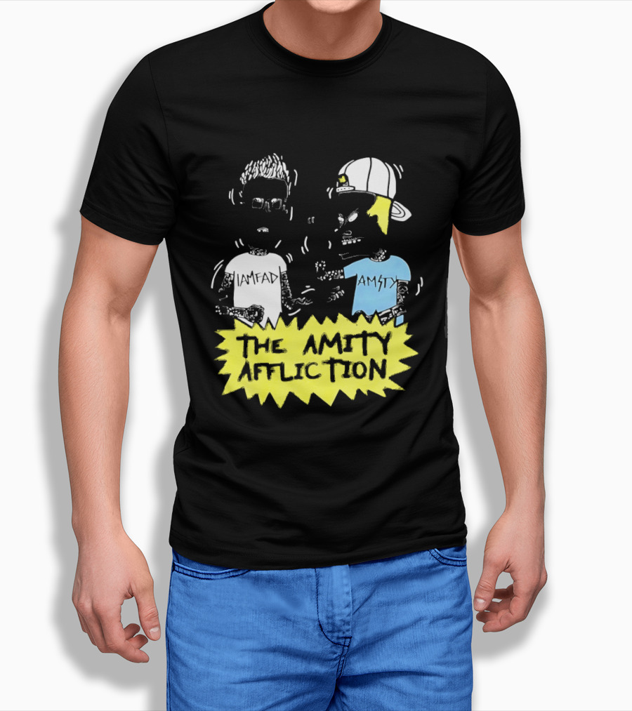 The Amity Affliction Beavis Butt Head T-Shirt