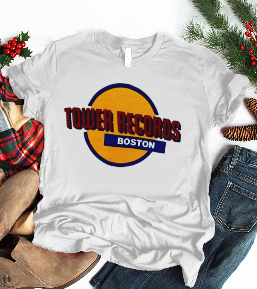 Tower Records Boston Vintage Circle T-Shirt