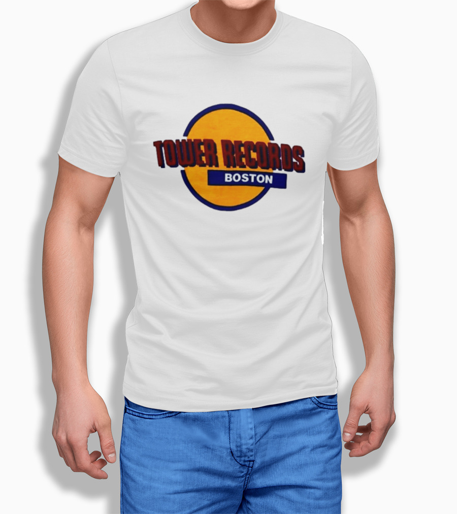 Tower Records Boston Vintage Circle T-Shirt