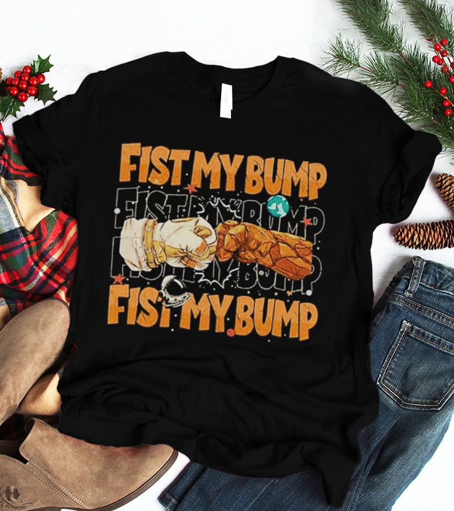 Fist My Bump Grace And Rocky Cartoon Style Fist Bump T-Shirt