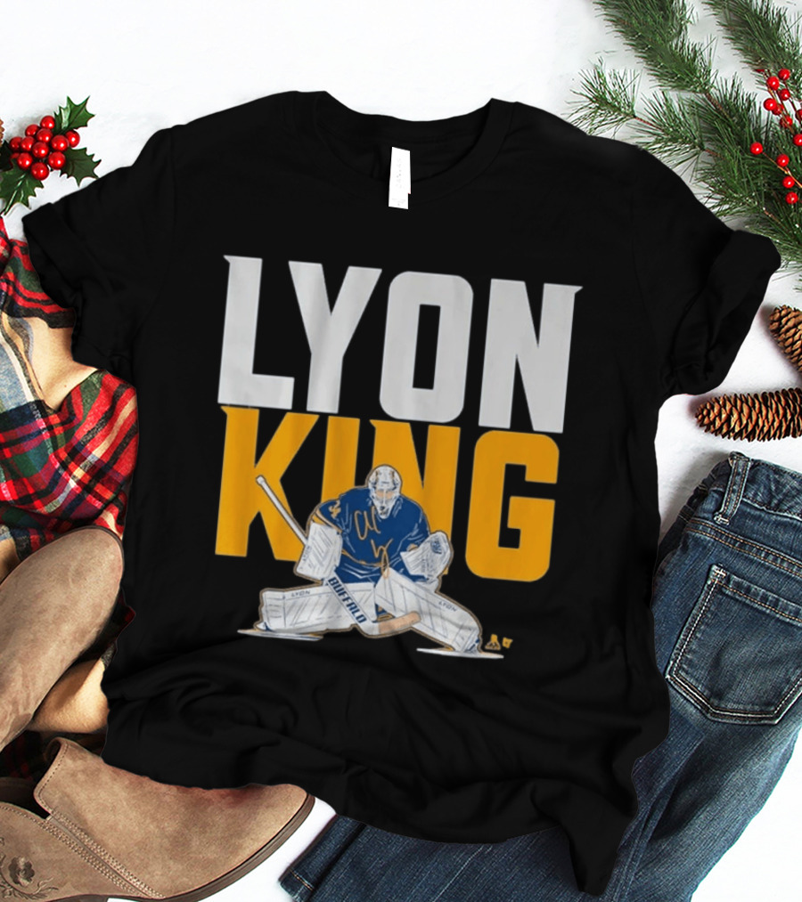 Lyon King Buffalo Goalie Sports Fan T-Shirt