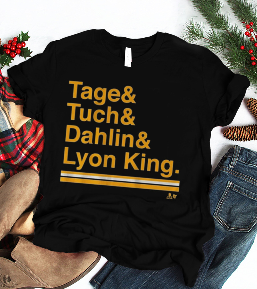Tage Tuch Dahlin Lyon King Buffalo Hockey Ampersand T-Shirt