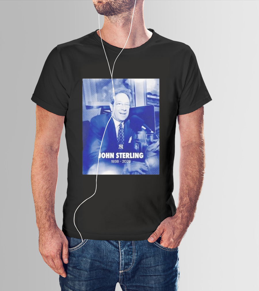New York Yankees John Sterling 1938 2026 T-Shirt