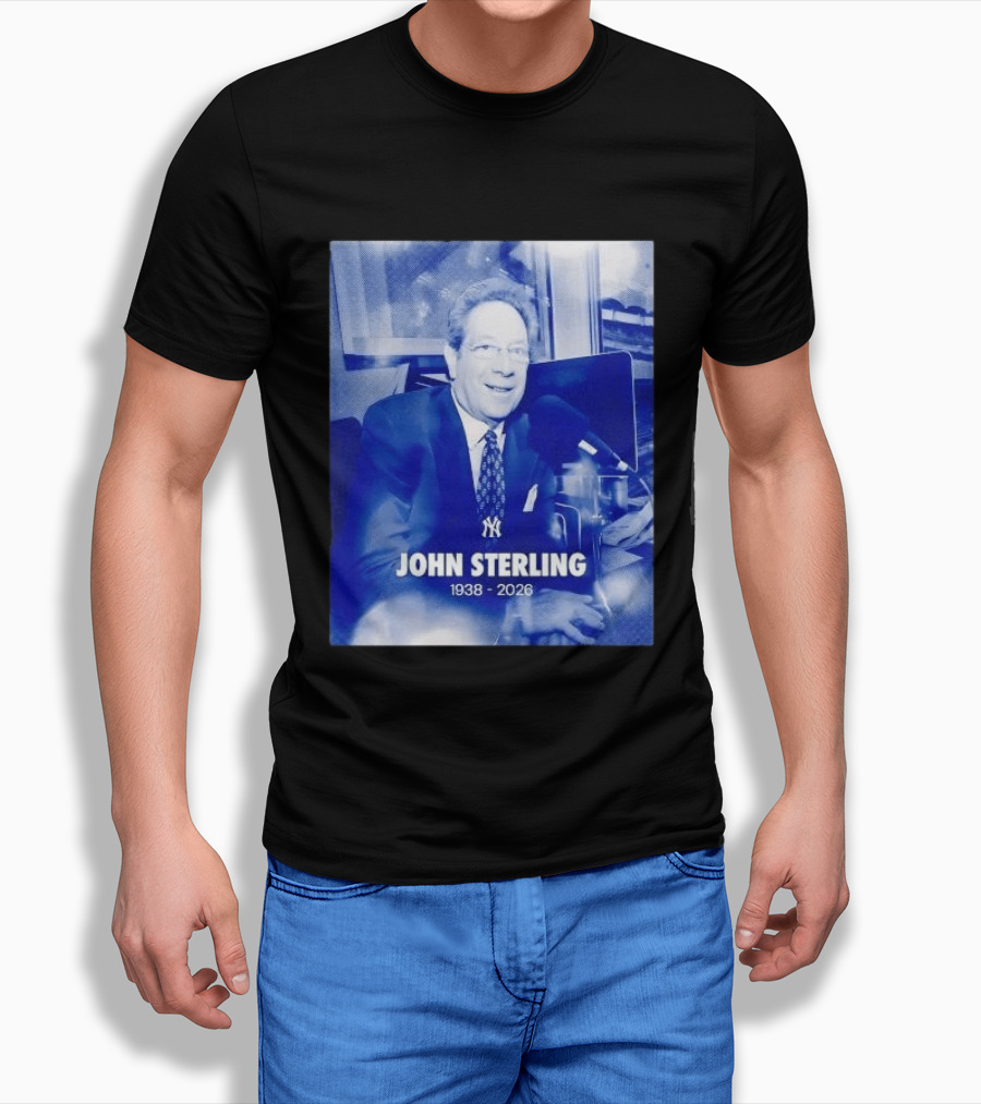 New York Yankees John Sterling 1938 2026 T-Shirt