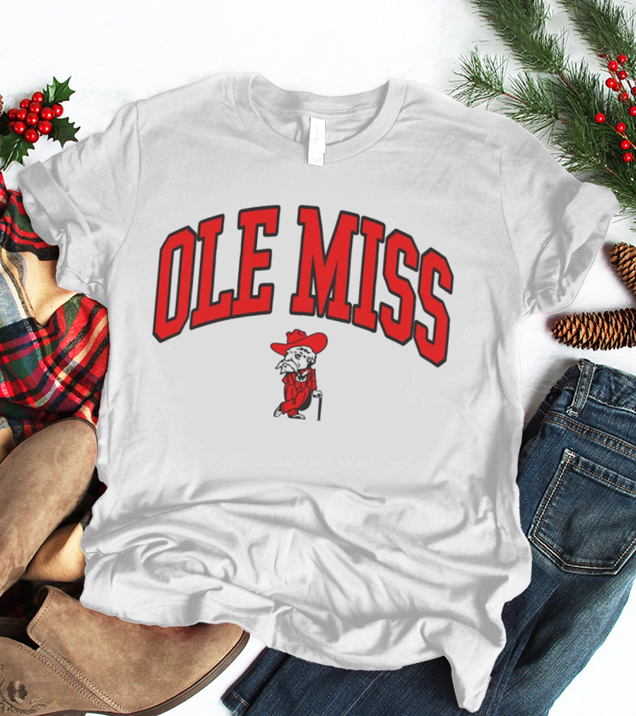 Ole Miss Rebels Colonel Reb Arch T-Shirt
