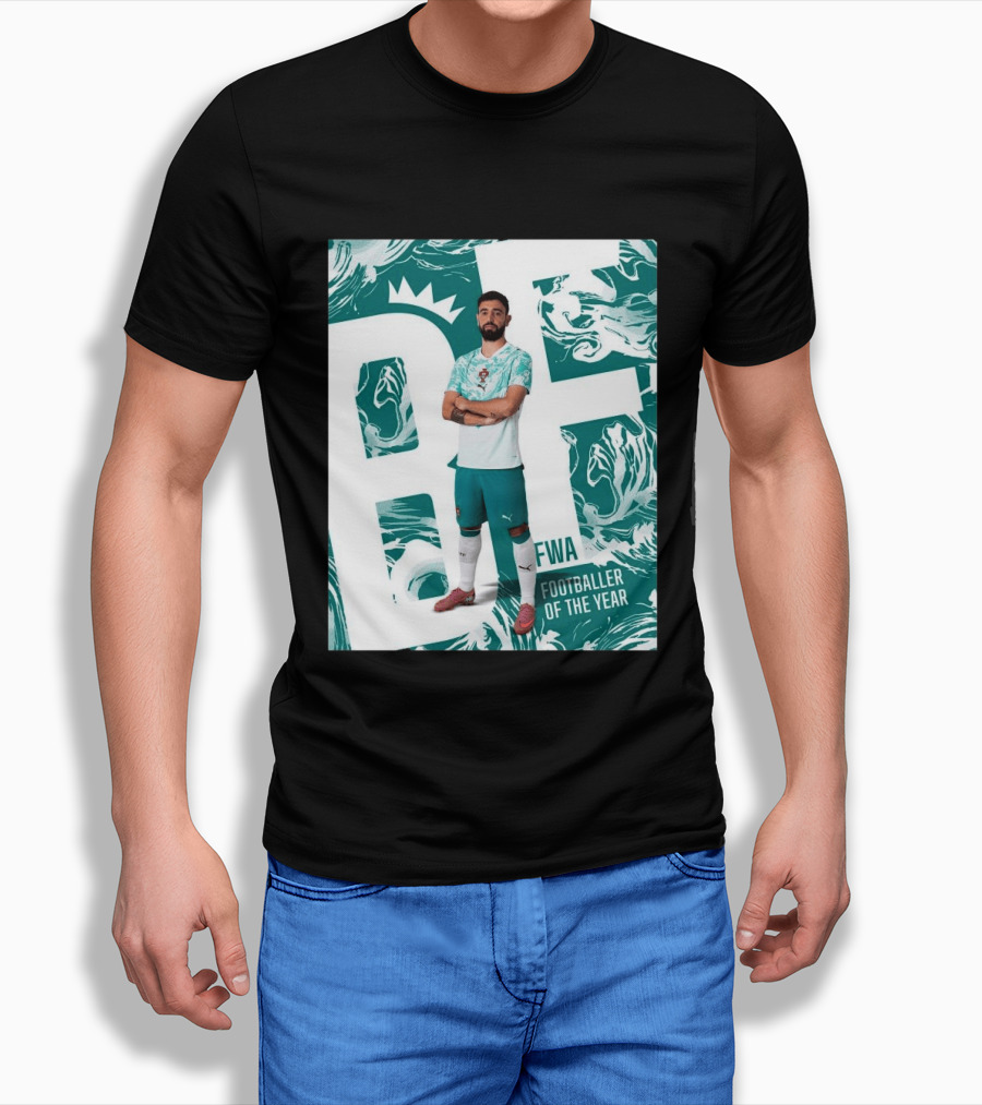 FWA Footballer Of The Year Portuguese Bruno Fernandes T-Shirt