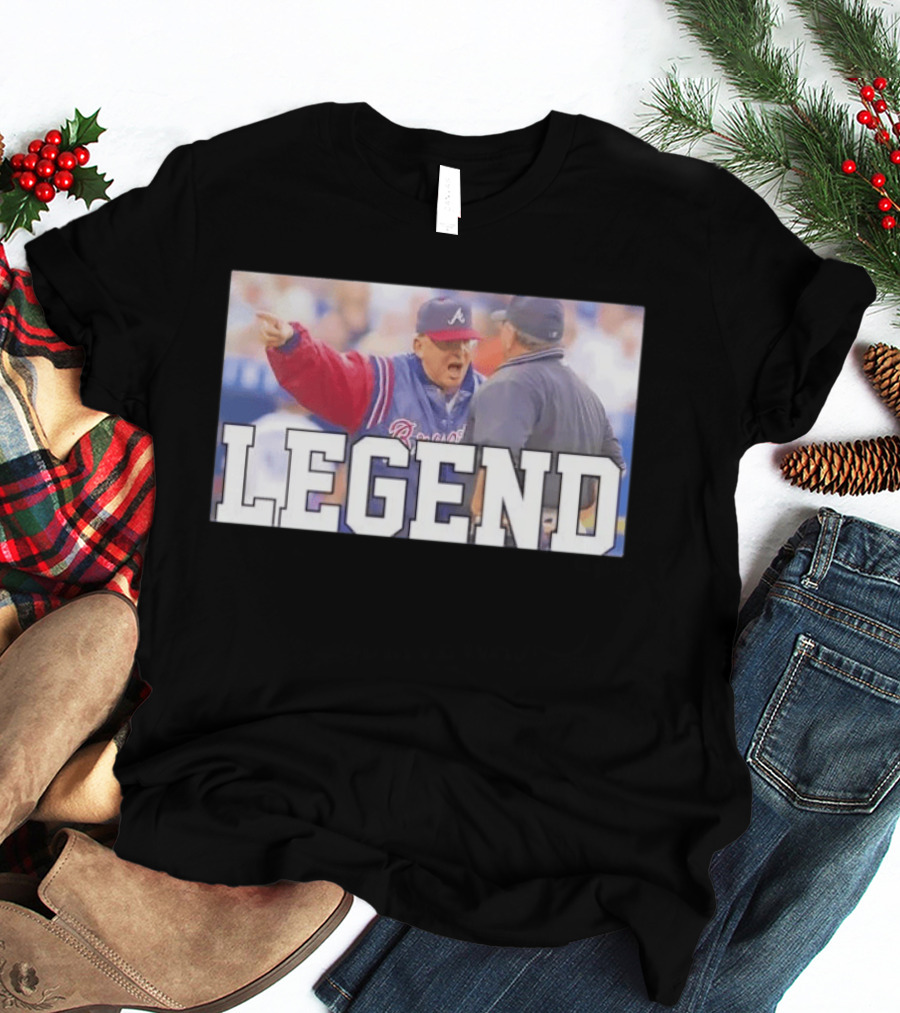 Legend Bobby Cox Umpire Dispute Atlanta Braves T-Shirt