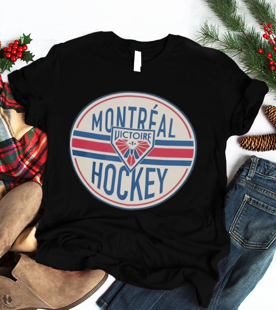 PWHL Shops Montreal Victoire Hockey Stadium Essentials Seal T-Shirt