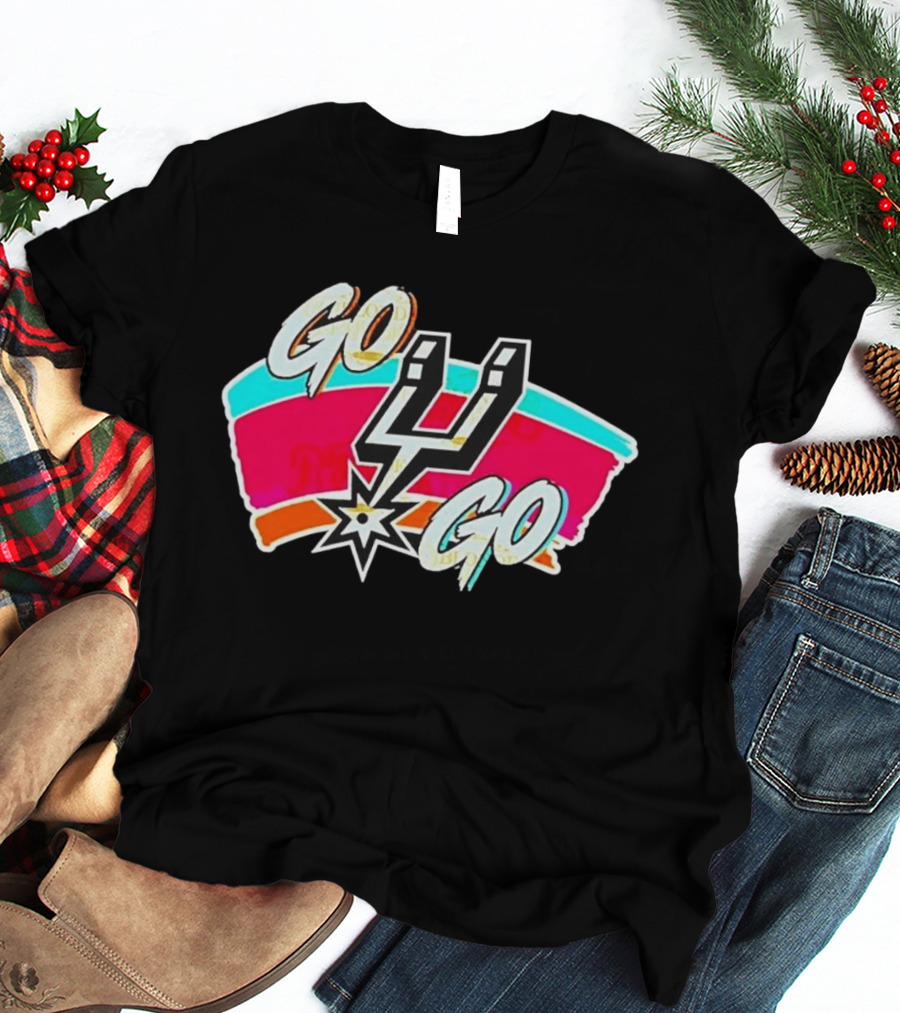 Go Spurs Go Basketball Game Day Spurs T-Shirt