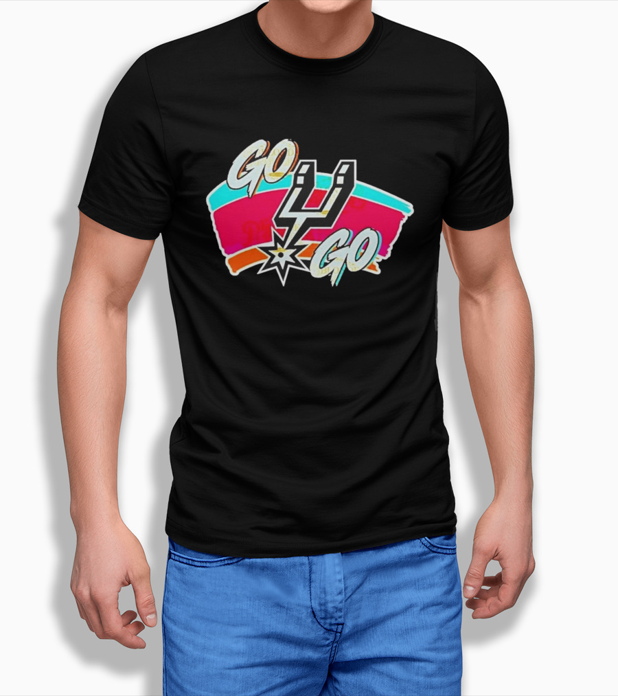 Go Spurs Go Basketball Game Day Spurs T-Shirt