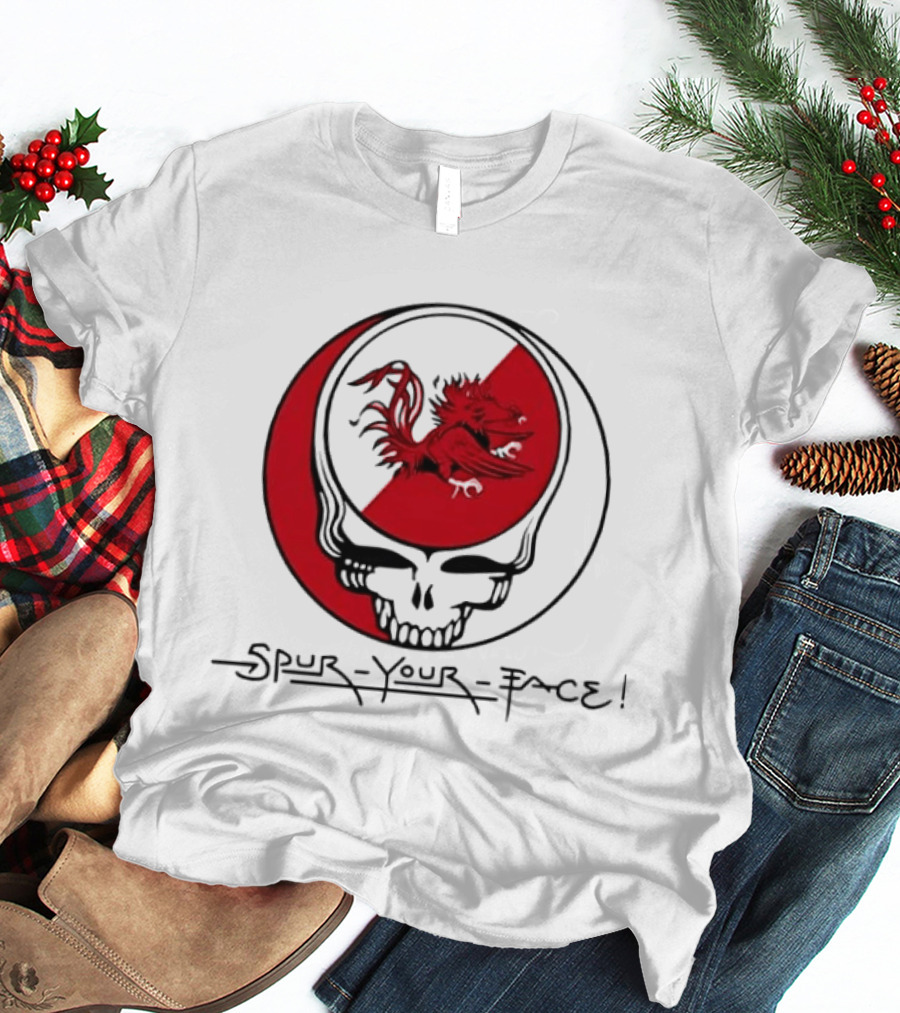 South Carolina Gamecocks Grateful Dead Spur Your Face T-Shirt