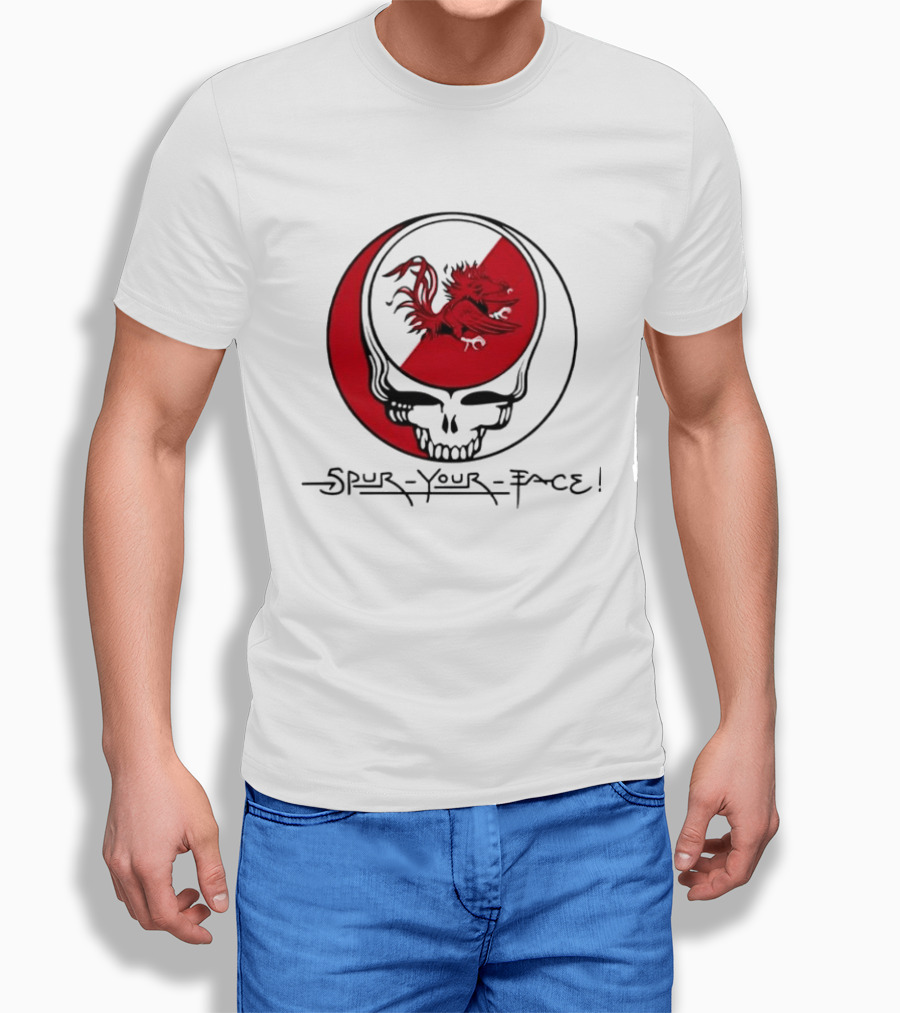 South Carolina Gamecocks Grateful Dead Spur Your Face T-Shirt