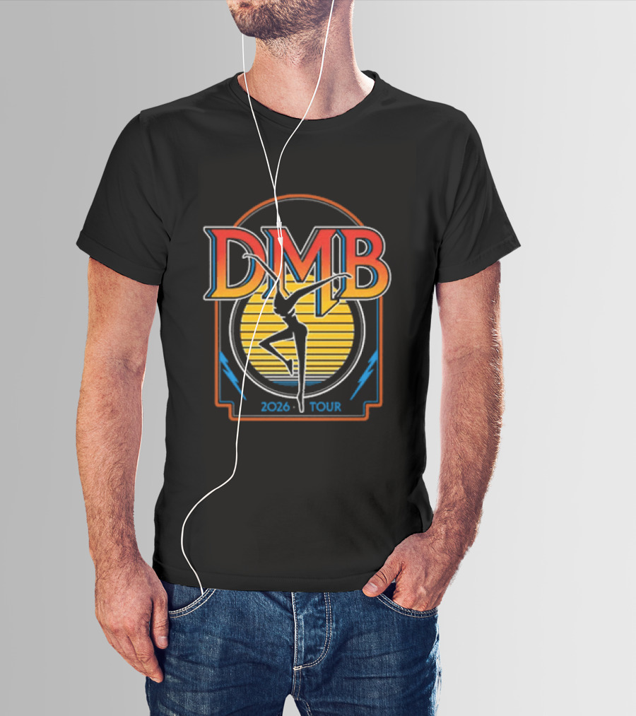 Dave Matthews Band DMB 2026 Tour Dancing Figure T-Shirt