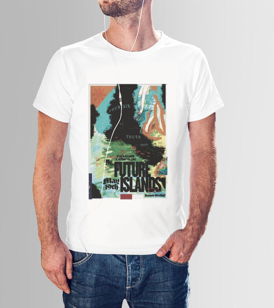 May 19 2026 Future Islands At Cat's Cradle Carrboro NC Fountain Of Youth Tour T-Shirt