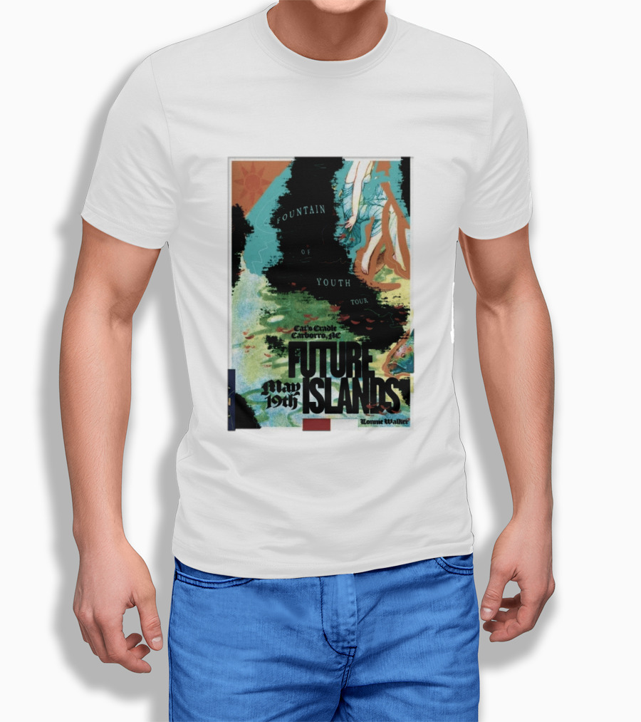 May 19 2026 Future Islands At Cat's Cradle Carrboro NC Fountain Of Youth Tour T-Shirt