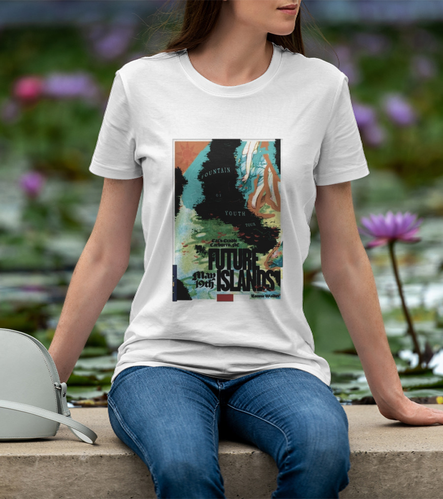May 19 2026 Future Islands At Cat's Cradle Carrboro NC Fountain Of Youth Tour T-Shirt