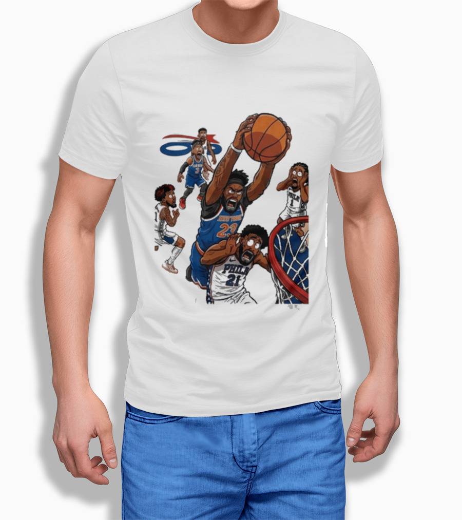 Josh Hart Monster Dunk New York Knicks Basketball Player Epic Slam T-Shirt