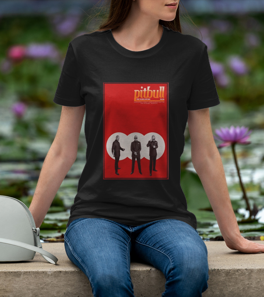 Pitbull Mr. Worldwide 2026 MidFlorida Credit Union Amphitheatre May 16 Tampa FL T-Shirt