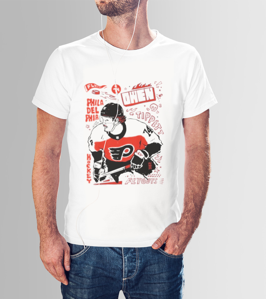 Flyguys Owen Tippett Philadelphia Flyers T-Shirt