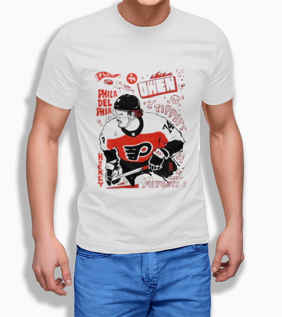 Flyguys Owen Tippett Philadelphia Flyers T-Shirt