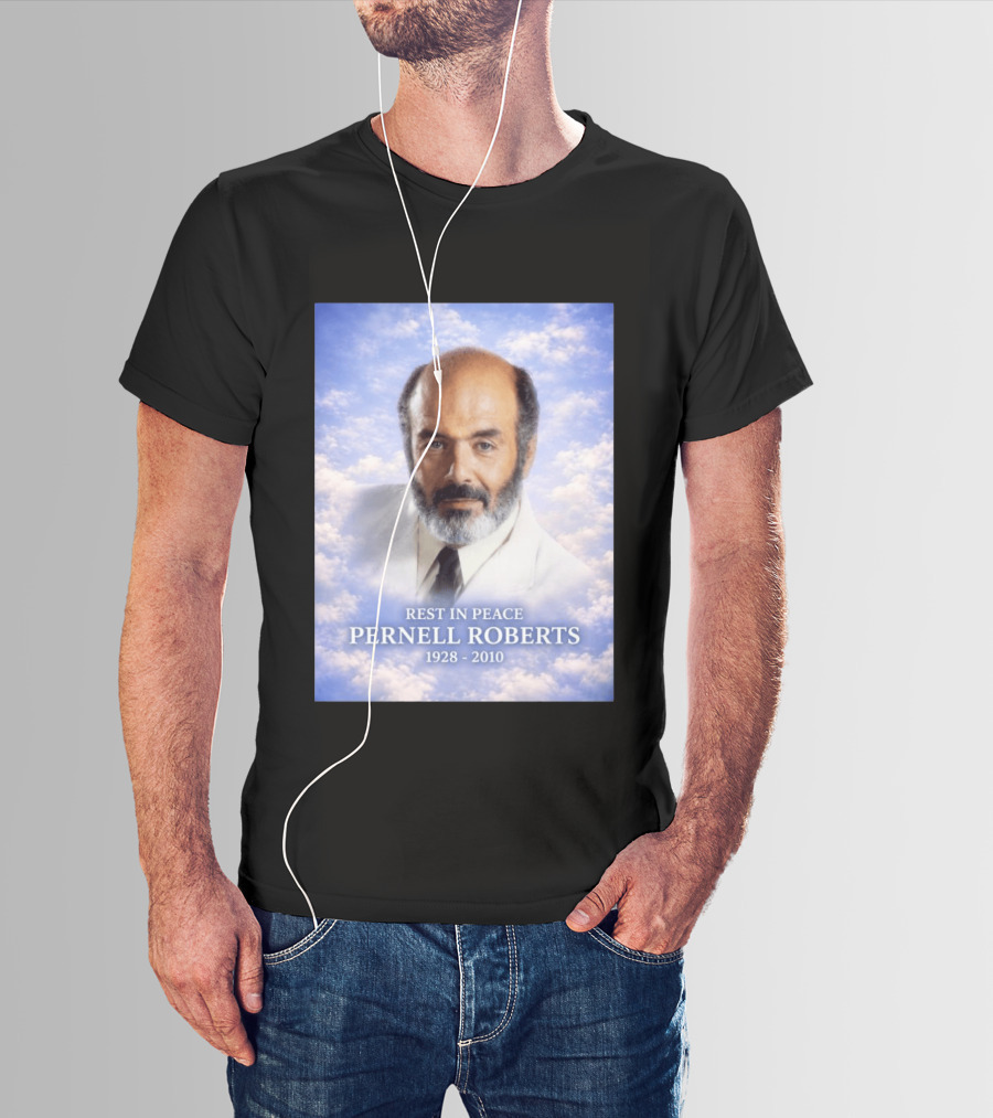 Rest In Peace Pernell Roberts 1928 2010 Memorial T-Shirt
