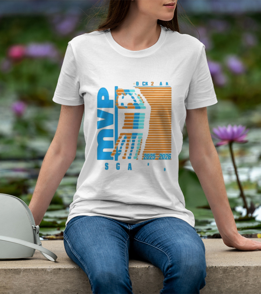 Shai Gilgeous Alexander Back 2 Back MVP 2025 2026 SGA T-Shirt