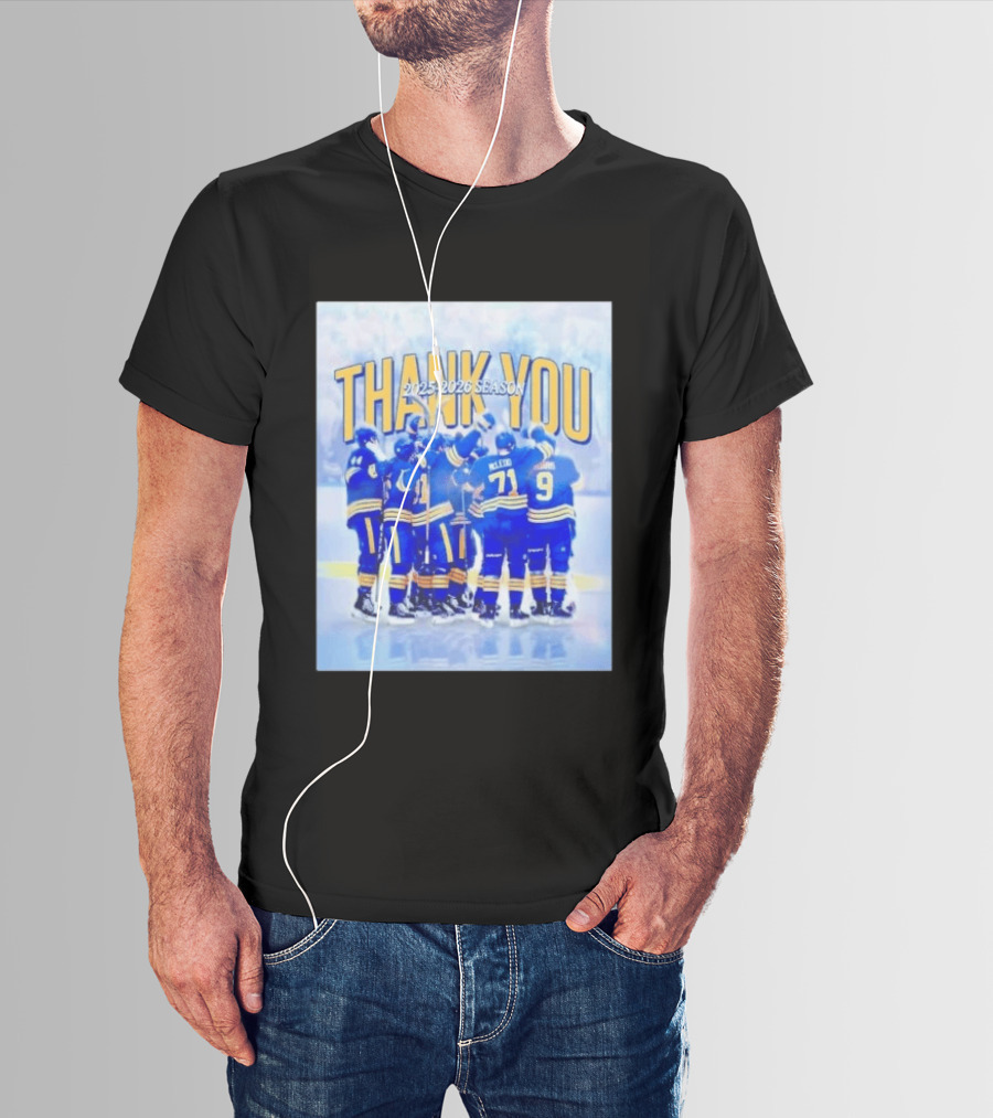 Buffalo Sabres Thank You 2025 2026 Season Players T-Shirt